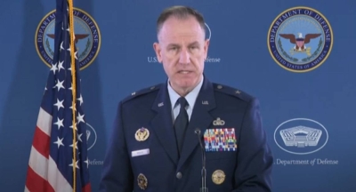 US Pentagon Spokesman Patrick Ryder says a Chinese balloon, "continues to move eastward and is currently over the center of the continental United States." Ryder adds that the Pentagon does not believe that the balloon presents any "military or physical threat" to Americans.