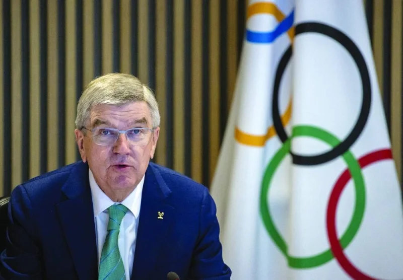 International Olympic Committee (IOC) President Thomas Bach attends the opening of the Executive Board meeting at the Olympic House in Lausanne, Switzerland. (Reuters)