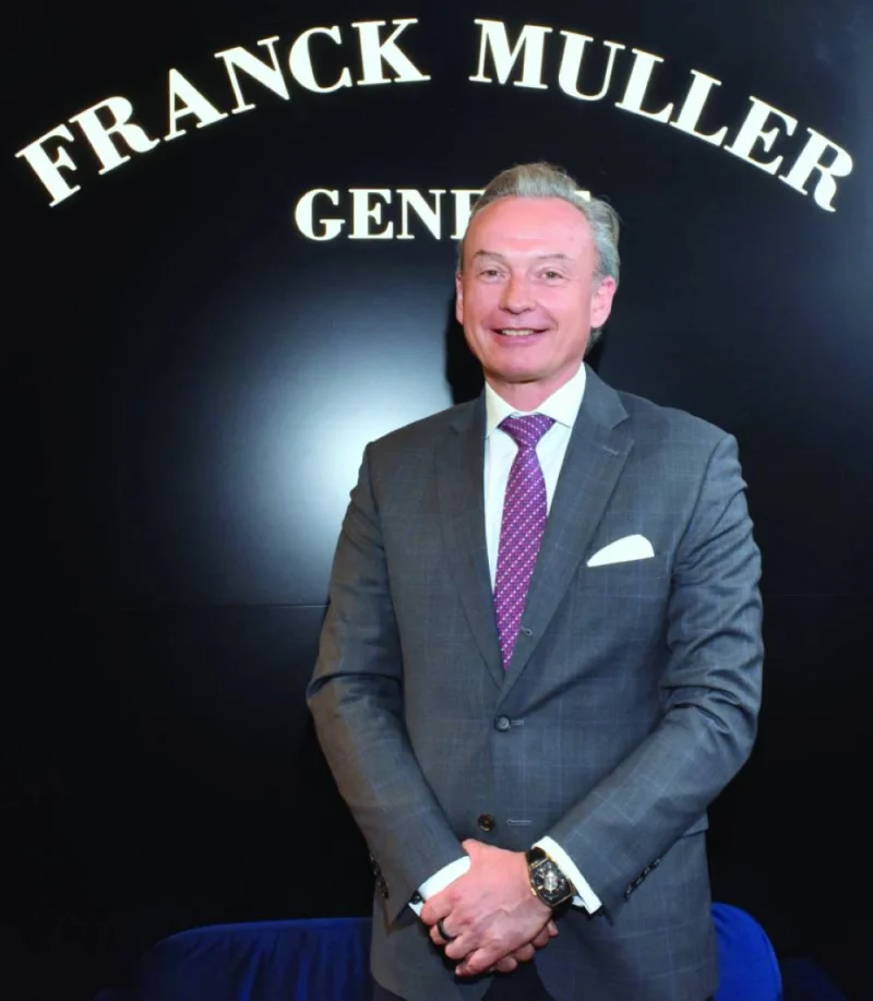 Franck Muller has several expansion plans in Qatar and the GCC, says CEO Nicholas Rudaz. PICTURES: Thajudheen.
