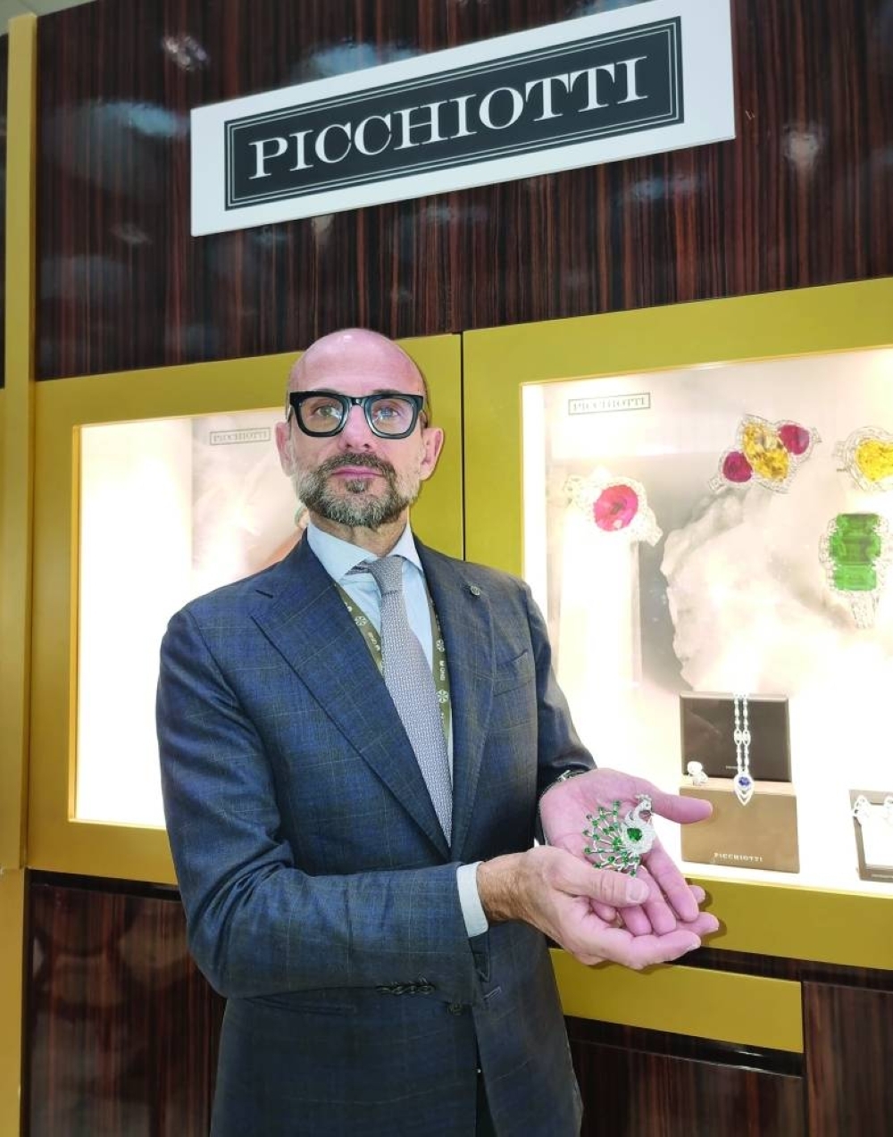 Filippo Picchiotti showcases his latest collections at DJWE, which has been attracting a large number of visitors. PICTURE: Joey Aguilar