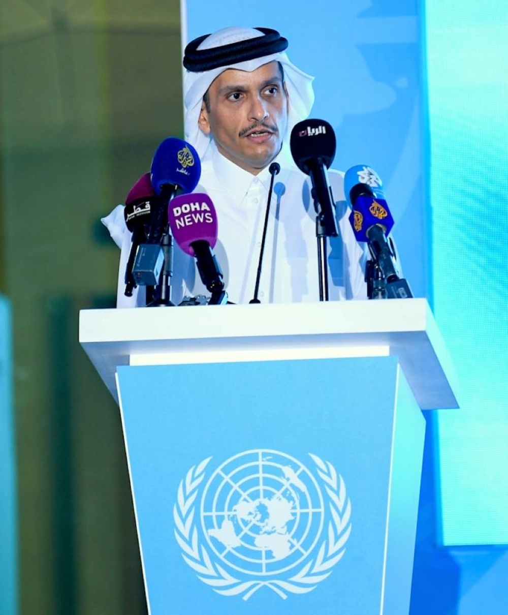 HE the Deputy Prime Minister and Minister of Foreign Affairs Sheikh Mohammed bin Abdulrahman Al-Thani.  PICTURES: Thajudheen and supplied.
