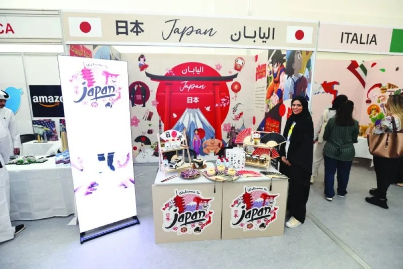 The Japanese booth at the event.
