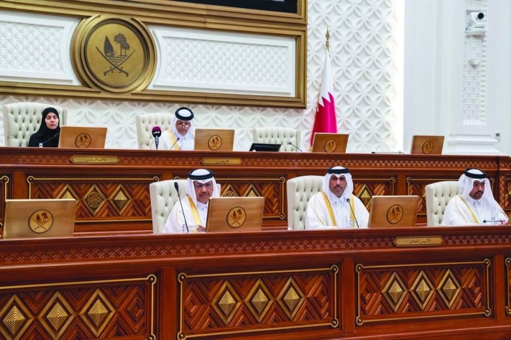 The Shura Council in session.