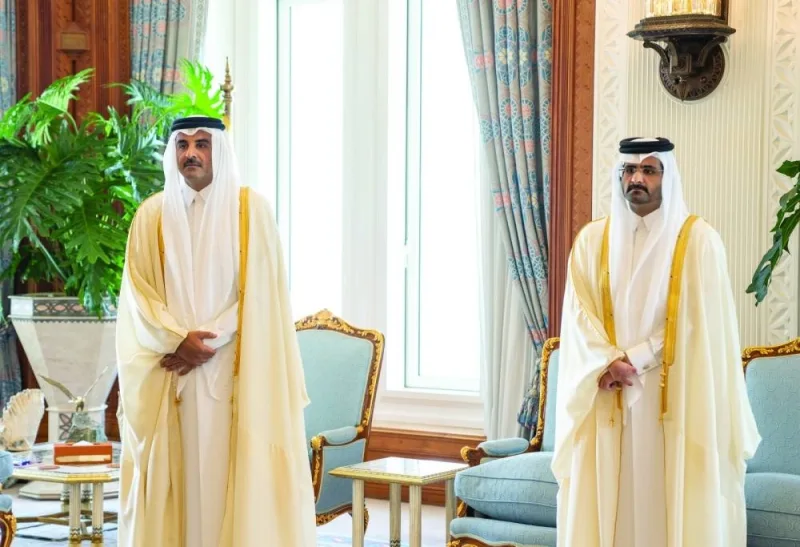 The ministers took the oath before His Highness the Amir Sheikh Tamim bin Hamad al-Thani. The oath-taking ceremony was attended by His Highness the Deputy Amir Sheikh Abdullah bin Hamad al-Thani.