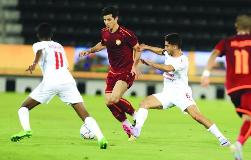 In the second semi-final Umm Salal defeated Al Arabi (in white) 2-1 to enter the final.