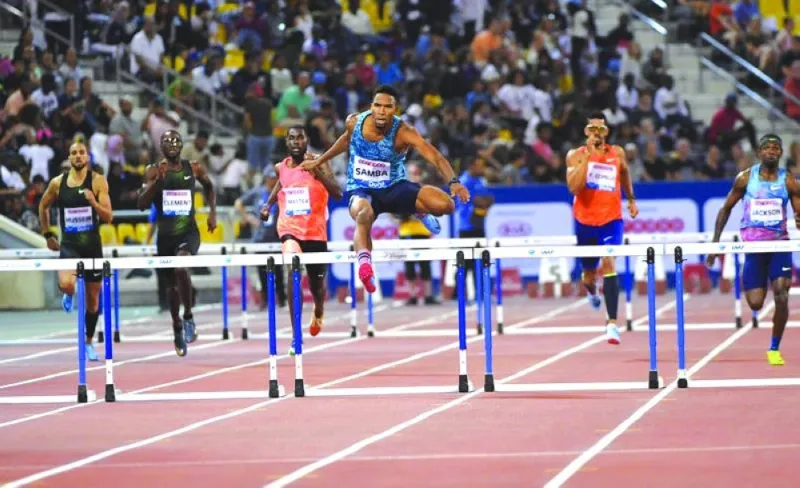 Abderrahman Samba was unable to compete in 2022 after injuring his hamstring during warm-up for the Doha event in May. 