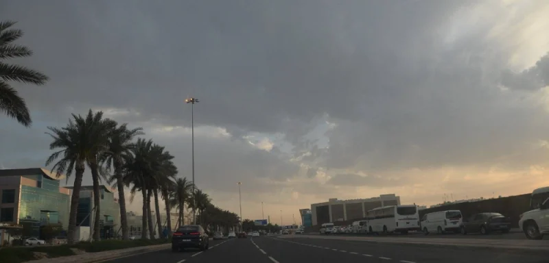 The cloudy Doha sky Friday evening. PICTURE: Shaji Kayamkulam 