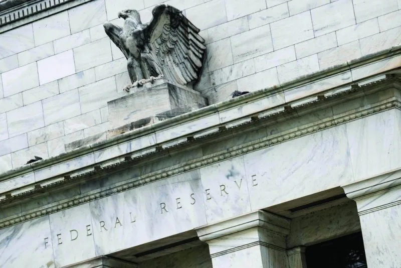 The Federal Reserve building in Washington, DC. Fed officials appear on track to extend their run of interest-rate hikes when they meet next month, shrugging off their advisers’ warning of recession with a bet that they need to do a little more to curb inflation.