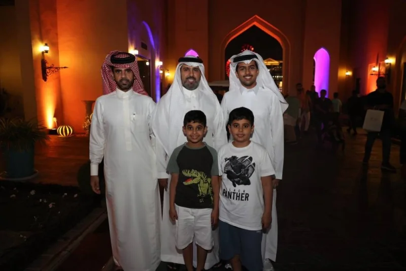 Snapshots of people enjoying various activities at Katara.
