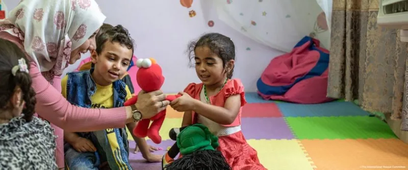 Ahlan Simsim project  aims at providing skills  for early childhood development.