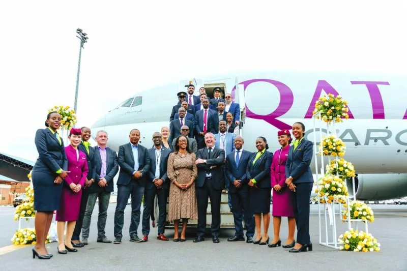Besides RwandAir CEO Yvonne Makolo and other senior executives, Guillaume Halleux, Qatar Airways Cargo’s chief officer, was on hand to watch the aircraft land in Kigali on Wednesday.