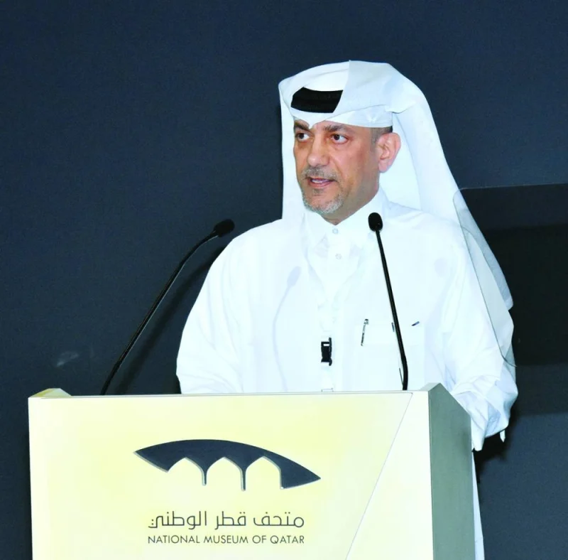 QM CEO Ahmad Musa al-Namla speaks at the event. PICTURE: Thajudheen