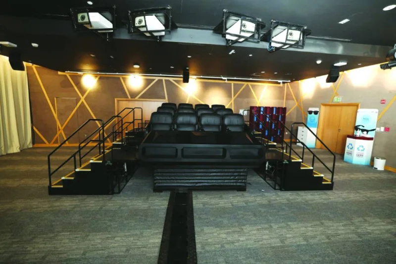 The 4D cinema.