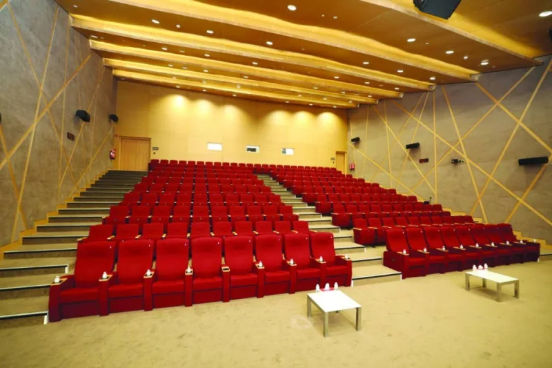 The auditorium.