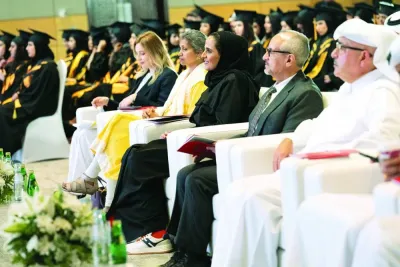 Her Excellency Sheikha Al Mayassa bint Hamad bin Khalifa Al Thani attended VCUarts Qatar commencement ceremony 2023