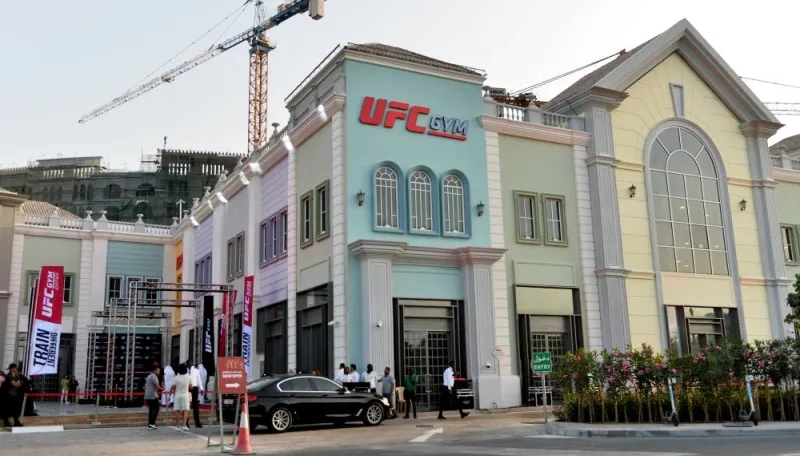 An exterior view of UFC Gym Qatar.