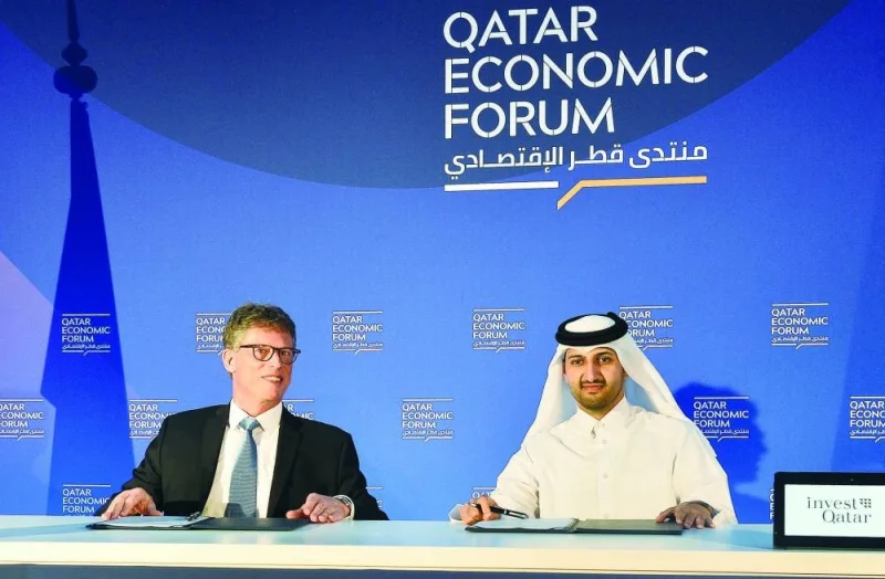 Sheikh Ali Alwaleed al-Thani, CEO of IPA Qatar, signed the agreements with Matthias Rebellius, member of the Managing Board of Siemens AG and the CEO Smart Infrastructure, and Walid Samara, Vice President of Emerson for the Northern Region–MEA. PICTURES: Shaji Kayamkulam