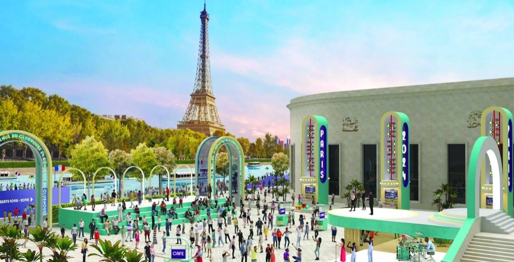 
A computer-generated picture of how Paris would host activities for the Olympic Games 2024. (olympics.com) 