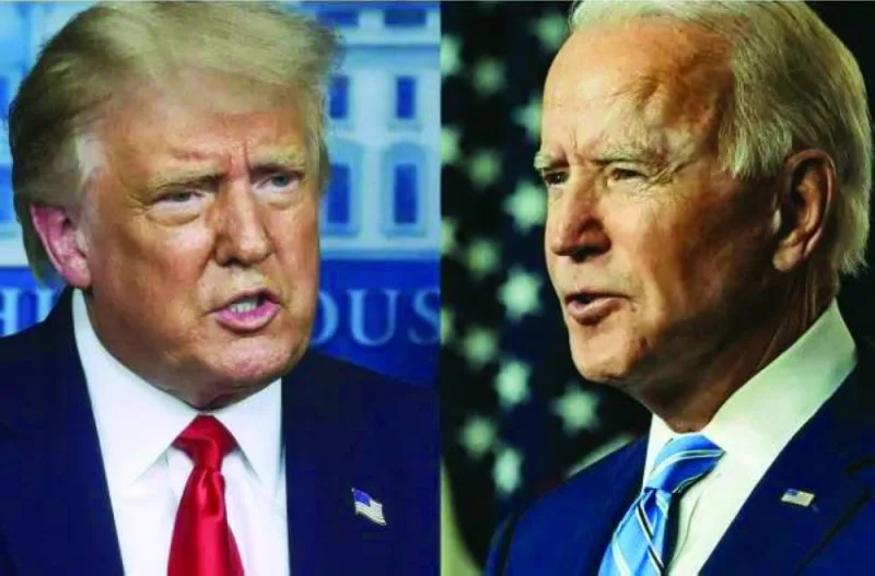 
An audio deep fake of Donald Trump (left), and Joe Biden slinging insults is just one highlight of the AI-induced madness surrounding next year’s presidential race. 