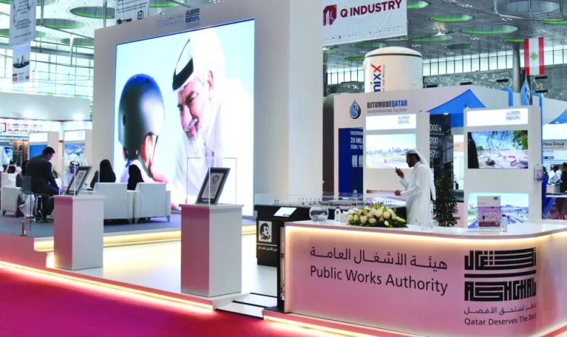 A view of the Ashghal stand at Project Qatar 2023, Doha Exhibition and Convention Centre. PICTURE: Thajudheen