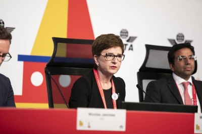 Marie Owens Thomsen, IATA’s senior vice-president (Sustainability) and chief economist. PICTURE: www.iata.org