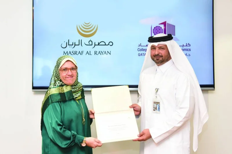Masraf Al Rayan recognised the valuable contributions of Dr Dalia Farrag.