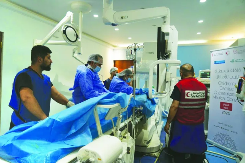 Under the “Little Hearts” project, 70 children from across the country undergo cardiac catheterisation procedures.