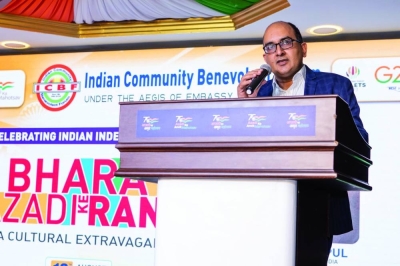 Indian ambassador Vipul addressing the gathering. Indian ambassador Vipul addressing the gathering.