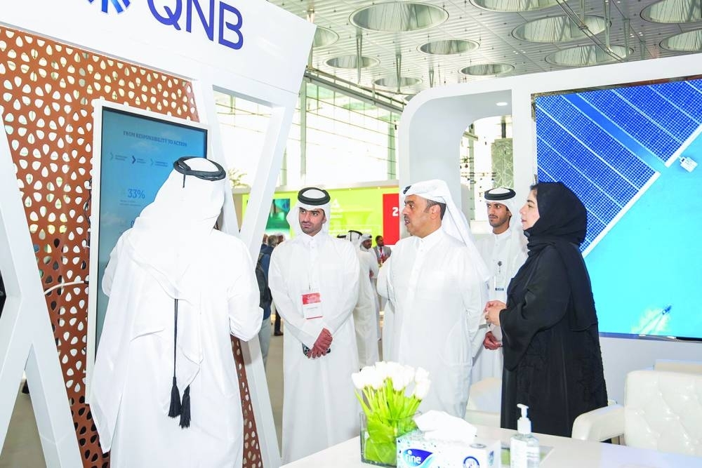 QNB Group, the largest financial institution in the Middle East and Africa, hosted a pavilion during the “Sustainable Transportation and Legacy for Generations” Conference & Exhibition, organised by the Ministry of Transport,  bringing together highly knowledgeable professionals and experts to share and exchange expertise and insights in the industry.