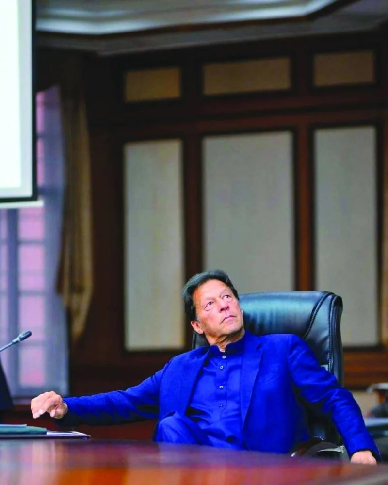 
UNDER A CLOUD: Former PM Imran Khan and his party Pakistan Tehreek-e-Insaf are currently out of favour with the powerful military despite riding a popular wave. 