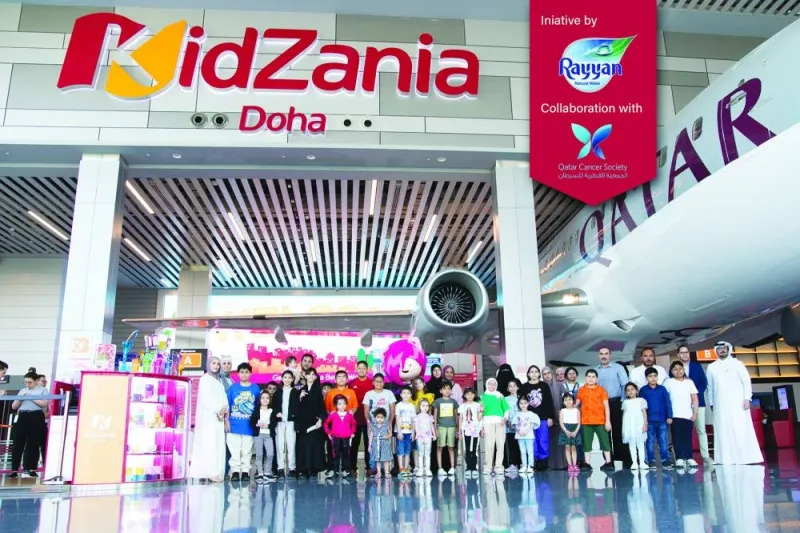 QCS takes children living with cancer to KidZania Doha.