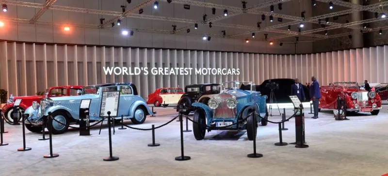A captivating display of &#039;World&#039;s Greatest Motorcars&#039; at GIMS Qatar 2023. PICTURE: Shaji Kayamkulam