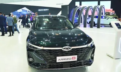 عرضت Chery Automobile خمسة من طرزها الرائدة في GIMS QATAR 2023 يوم الجمعة. الصور: شاجي كايامكولام. عرضت Chery Automobile خمسة من طرزها الرائدة في GIMS QATAR 2023 يوم الجمعة. الصور: شاجي كايامكولام.