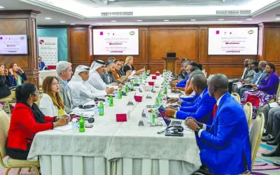 Participants of the Qatari-Burundi Business Forum, which was held in Doha recently.
