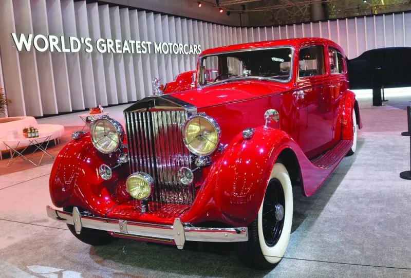 A vintage car on display at GIMS Qatar 2023. PICTURE: Shaji Kayamkulam