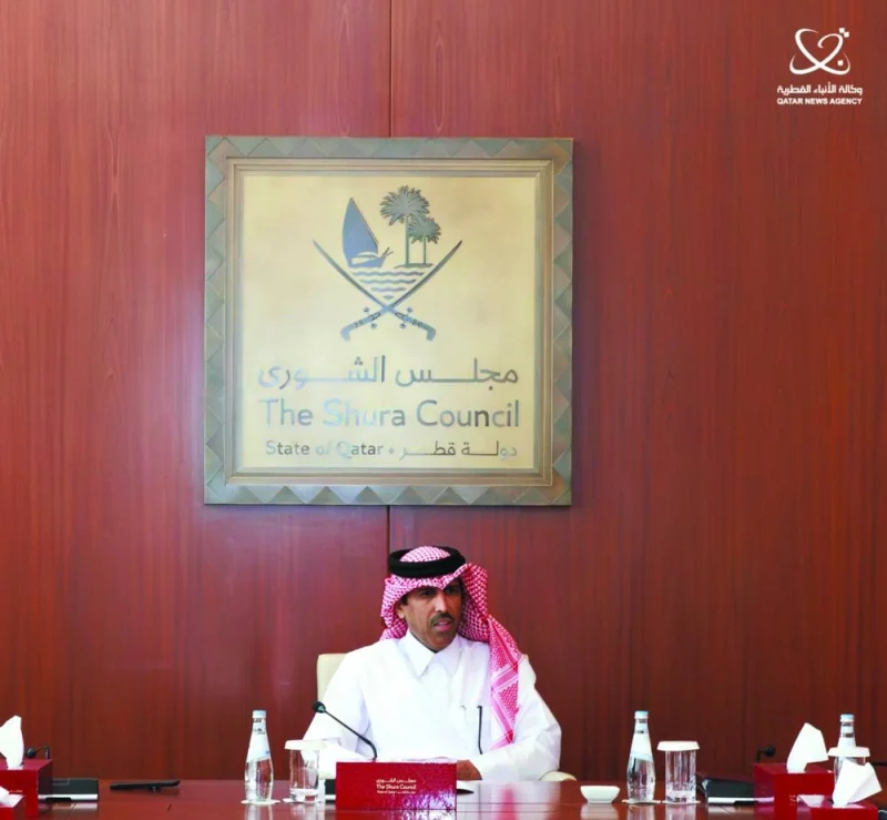 HE Dr Ahmed bin Nasser al-Fadala addressing a press conference.
