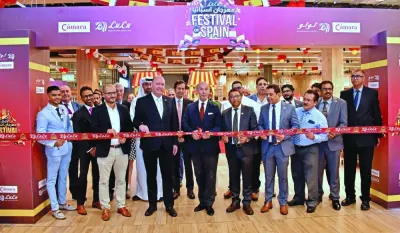 Spanish ambassador Javier Garbajosa Sanchez leading the ribbon-cutting ceremony of the &#039;Festival of Spain&#039; promotion held at the LuLu Pearl Qatar outlet in the presence of members of the Spanish Business Council, officials from the Chamber of Commerce of Spain in Qatar, and other distinguished guests. PICTURE: Thajudheen