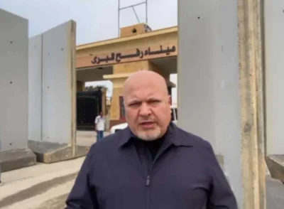 In an unannounced visit, ICC prosecutor Karim Khan went to the Rafah border crossing between Egypt and Gaza earlier in the day and posted a video statement from his location on X social media.