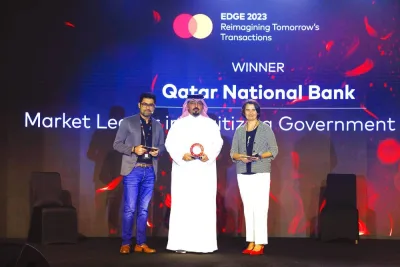 QNB was recognised for its exceptional contributions to revolutionising the landscape of government payments through cutting-edge digital solutions