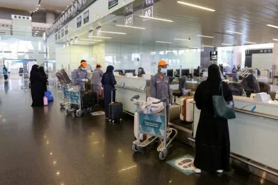Passengers at the Riyadh International Airport. The Middle East seems to have bounced back from the demand destruction caused by the Covid-19 pandemic with domestic and inbound travel reviving the region’s tourism economies.