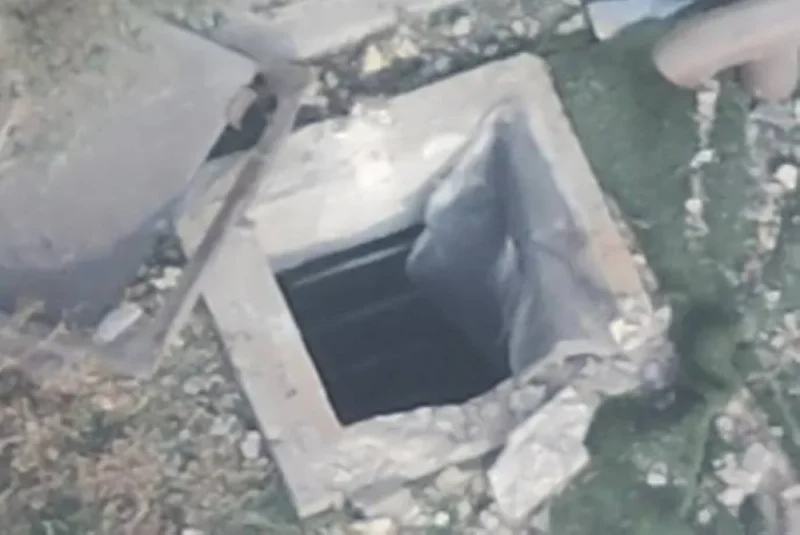 The hatch Israel claimed was a Hamas tunnel is only a water reservoir for the hospital.