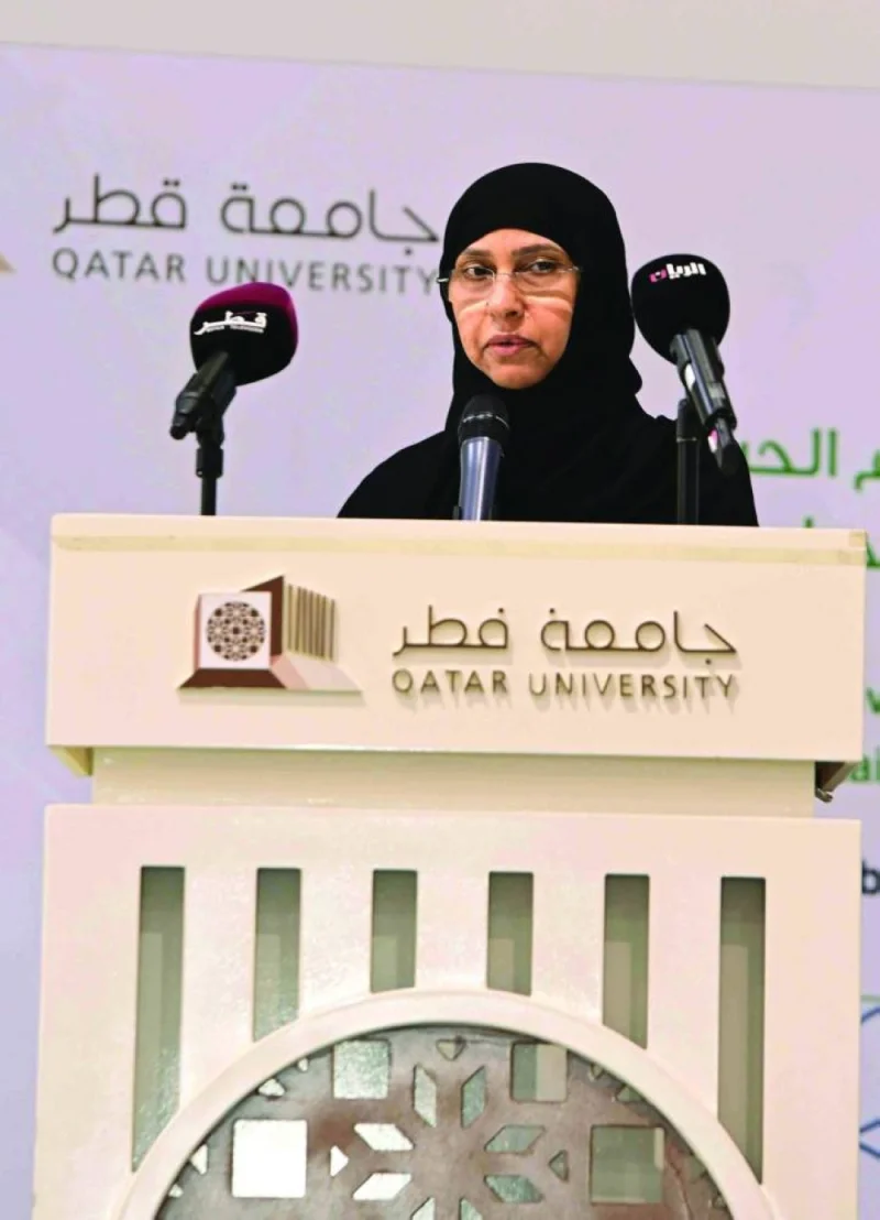 Dr Fatima al-Khayat, Head of the Department of Biological and Environmental Sciences at QU. 