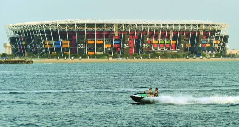 The Old Doha Port is witnessing an increasing number of water activities, especially jetskiing. PICTURE: Shaji Kayamkulam