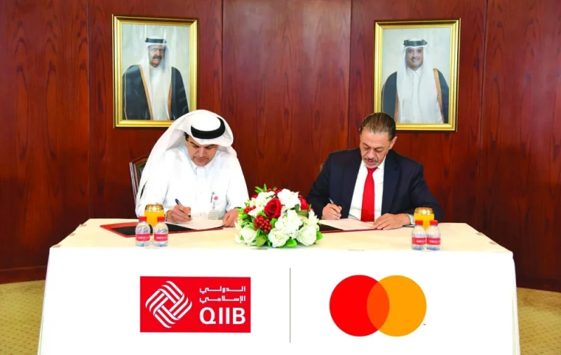 The MoU was signed by Dr Abdulbasit Ahmed al-Shaibei, CEO, QIIB, and Khalid Elgibali, Division President, Middle East & North Africa, Mastercard.