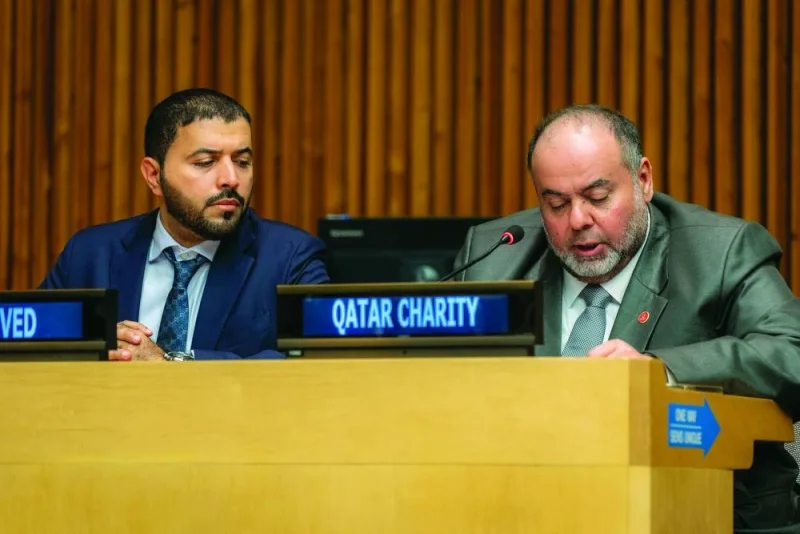 The pledge was announced by Qatar Charity CEO Yousuf bin Ahmed al-Kuwari.
