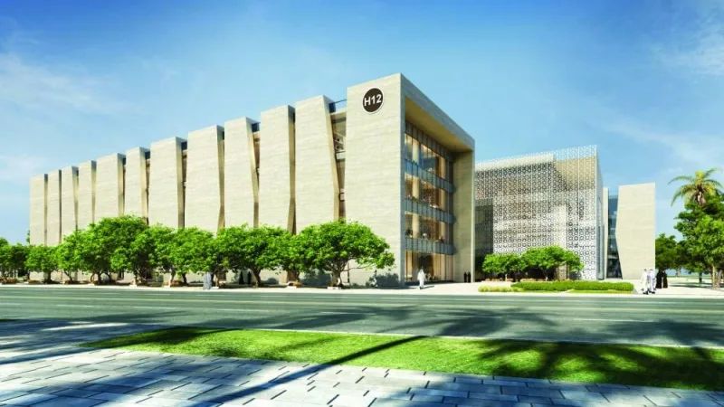 Architect&#039;s impression of the proposed buildings for Qatar University&#039;s College of Medicine and College of Health Sciences.
