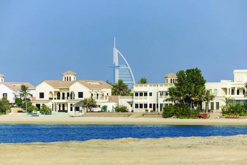 
Villas on the waterside of the Palm Jumeirah. Dubai’s property market has long been known for sharp booms and busts, with one of its most dramatic downturns coming in 2009, following years of 
debt-fuelled growth. 