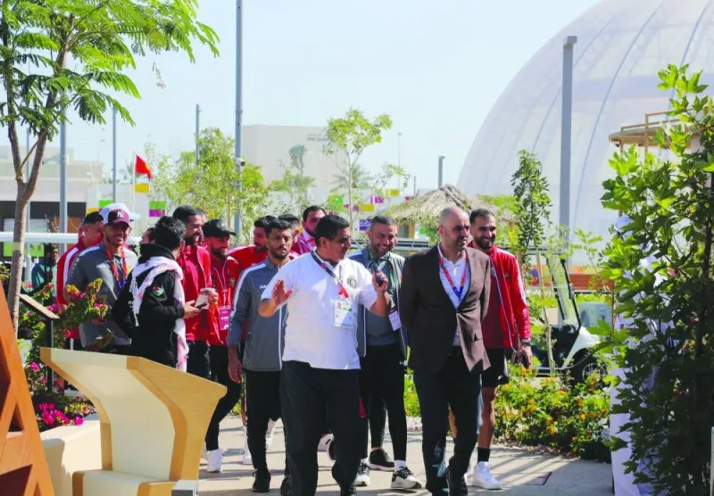 Jordan team visits expo - Gulf Times
