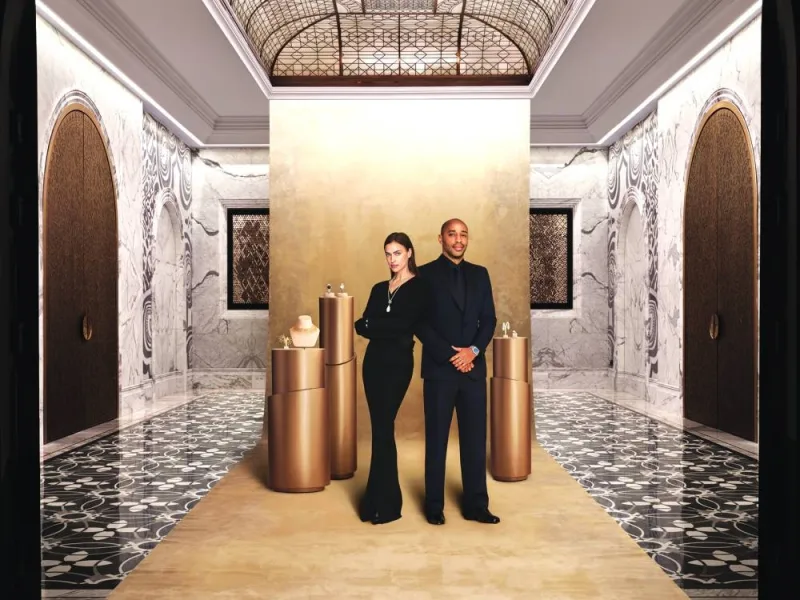 Irina Shayk and Thierry Henry star in the &#039;Jewellery Connoisseurs&#039; campaign.