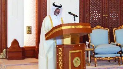 HE Sheikh Hamad bin Khalifa bin Ahmed al-Thani as Minister of Sports and Youth.